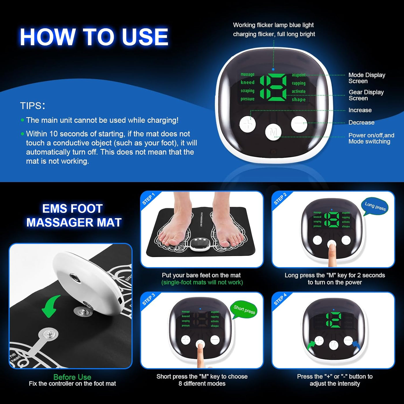 EMS Foot Massager